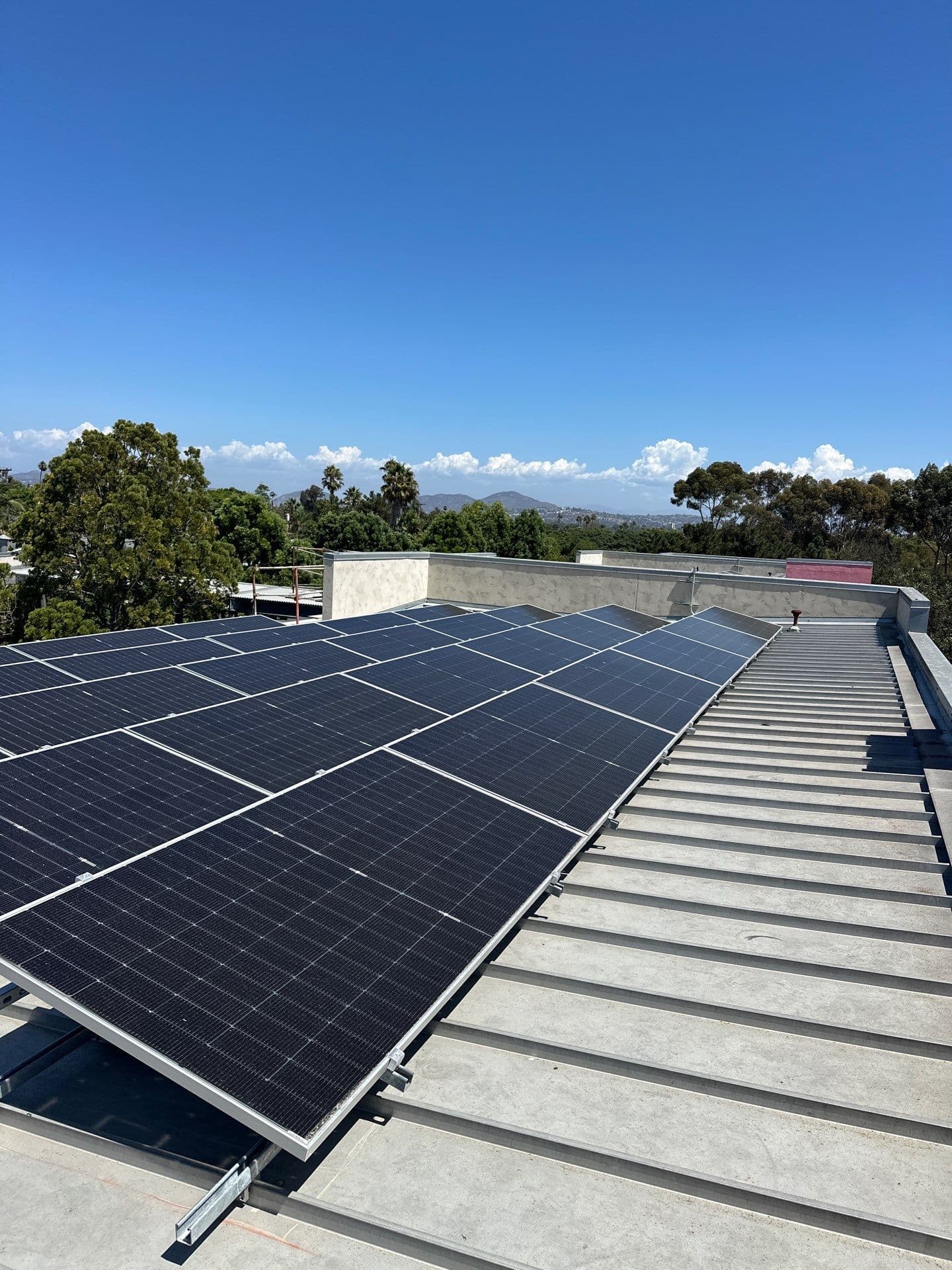 Washington Elementary School solar installation in Little Italy, San Diego